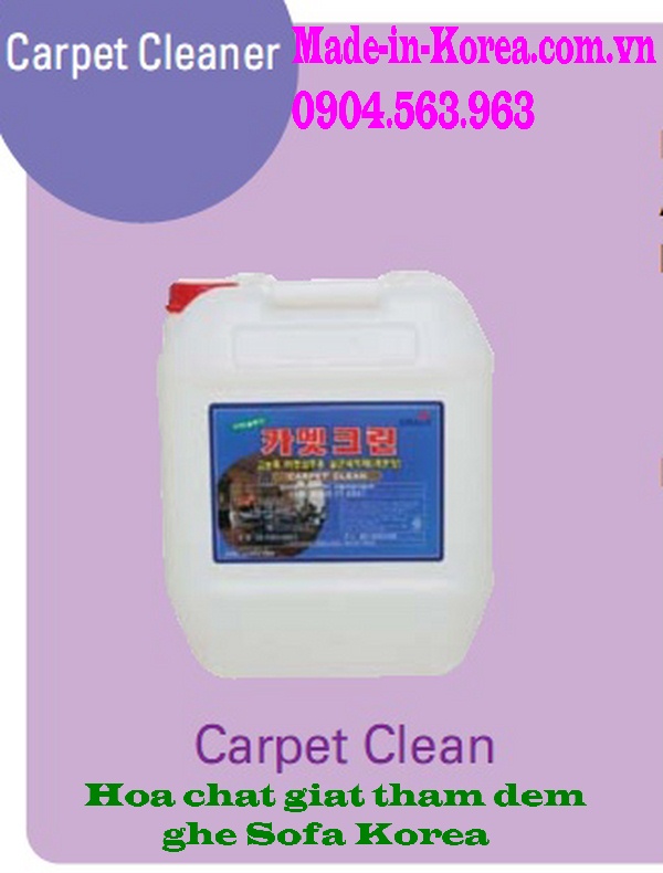 Hoá chất giặt thảm đệm ghế Sofa Korea Carpet Clean