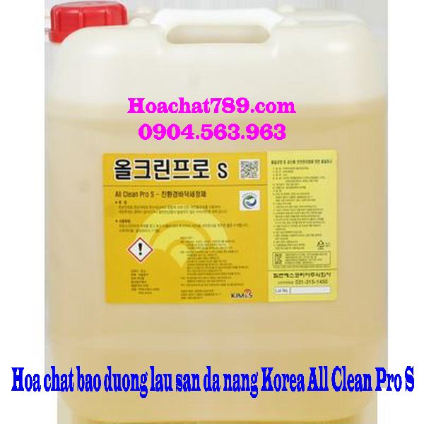 Hóa chất bảo dưỡng lau sàn đa năng Korea All Clean Pro S