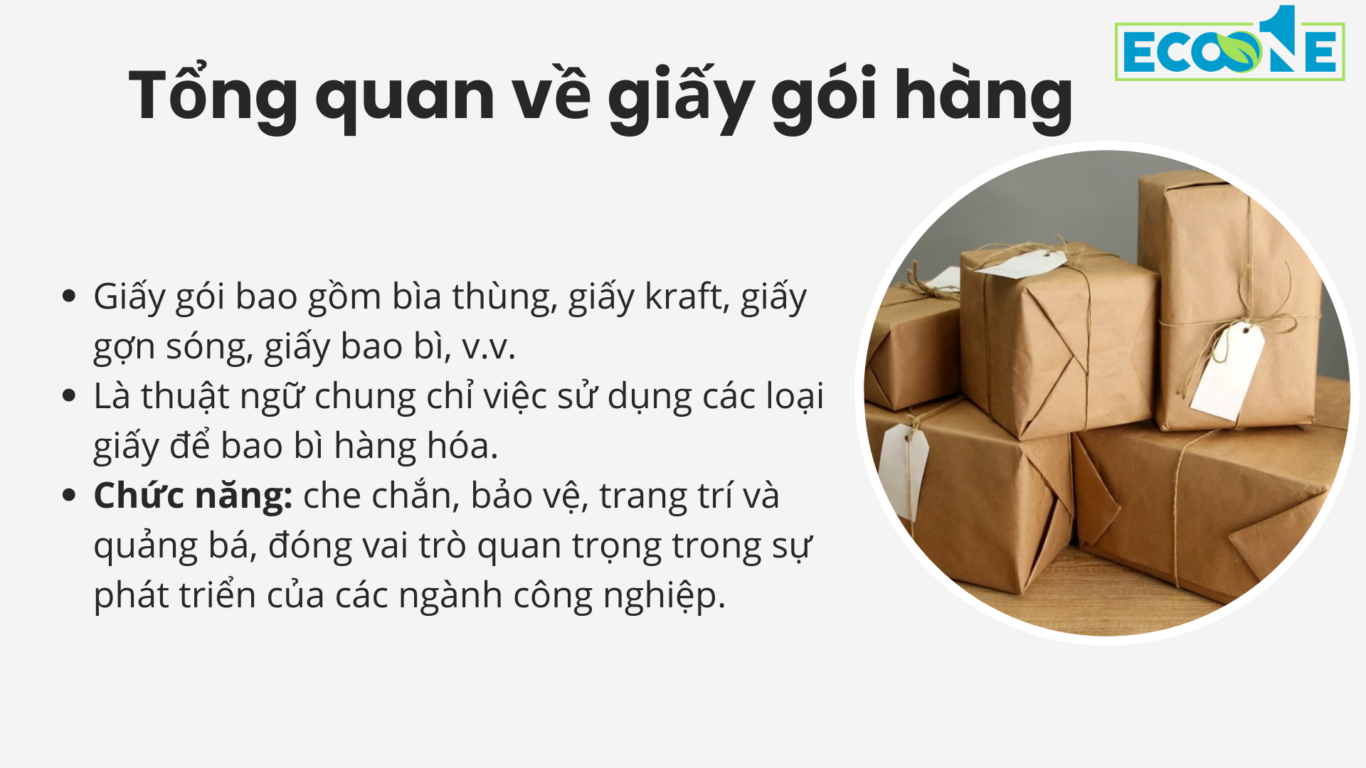 Tổng quan về giấy gói hàng