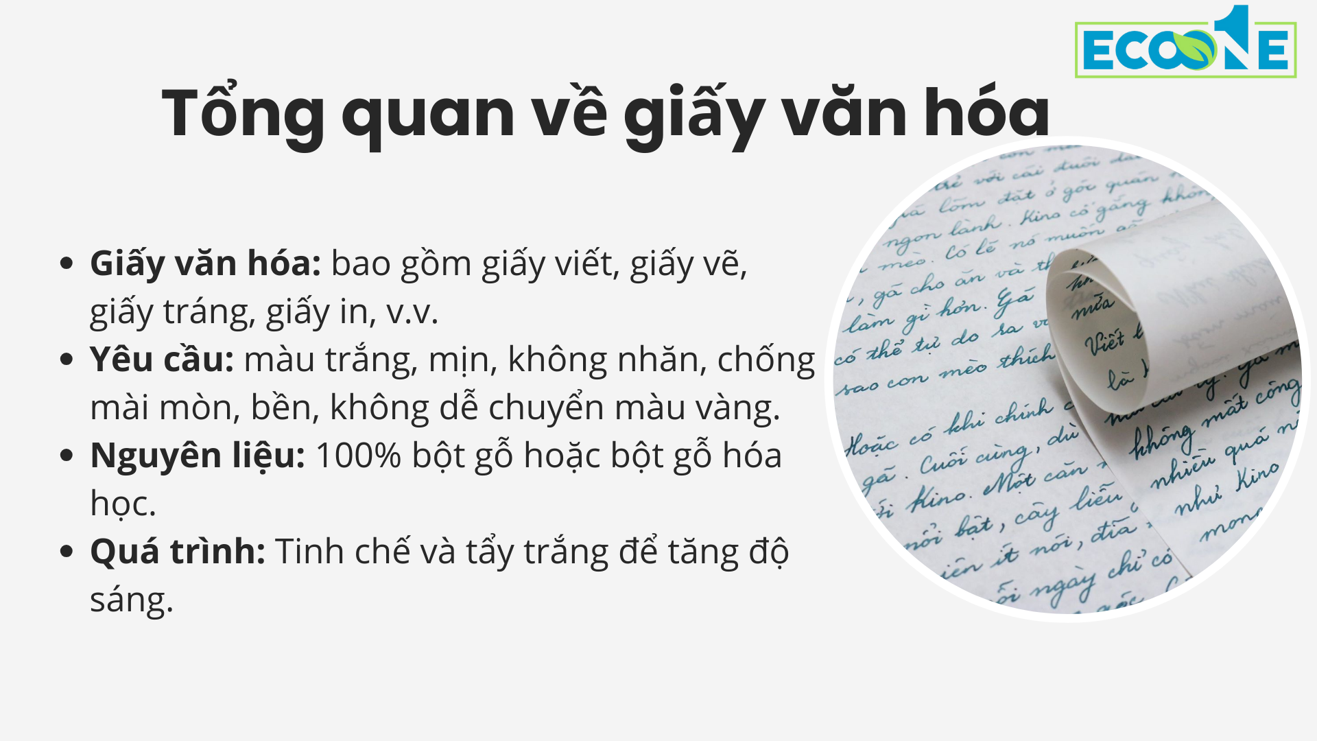 Tổng quan vê giấy văn hoá